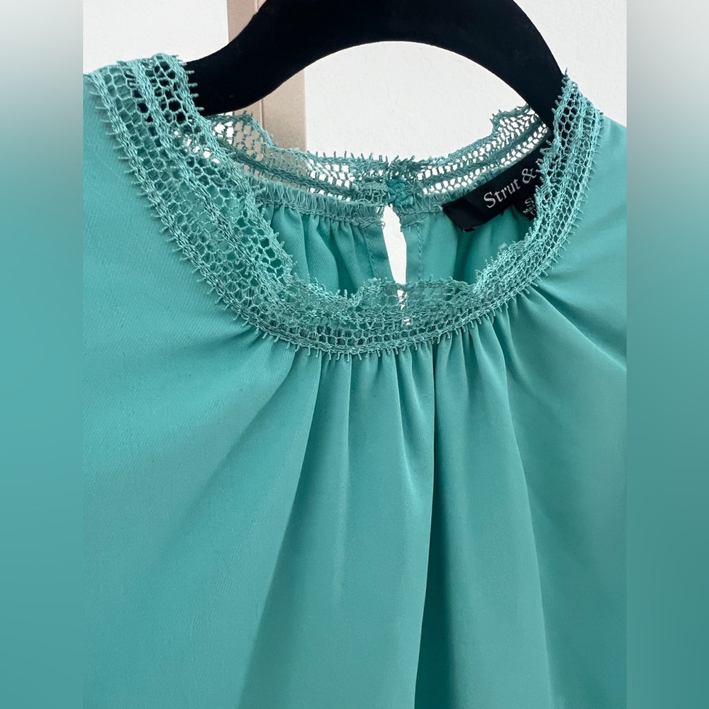 Strut & Bolt Ruffle Sleeve Top - Picture 5 of 7